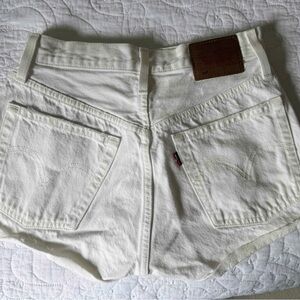 Levi’s Women's White Denim Shorts